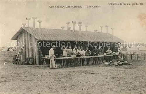 AK / Ansichtskarte Martignas sur Jalle Camp de Souges une cuisine Grande Guerre 1. Weltkrieg Martignas sur Jalle