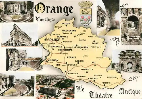 AK / Ansichtskarte Orange Le Theatre Antique Carte Orange