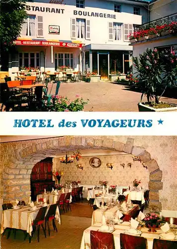 AK / Ansichtskarte Simandre sur Suran Hotel des Voyageurs Restaurant Simandre sur Suran