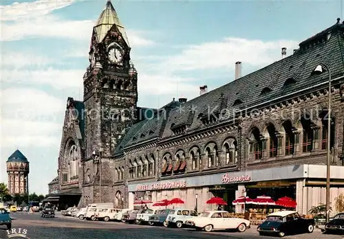 AK / Ansichtskarte Metz_Moselle La Gare Bahnhof Metz_Moselle