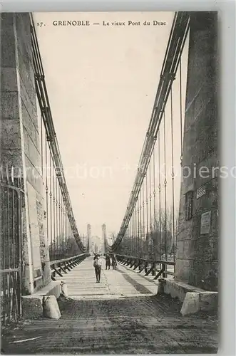 AK / Ansichtskarte Grenoble Le vieux Pont du Drac Grenoble