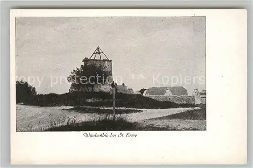 AK / Ansichtskarte Saint Erme Outre et Ramecourt Windmuehle Truemmer 1. Weltkrieg Saint Erme Outre et Ramecourt