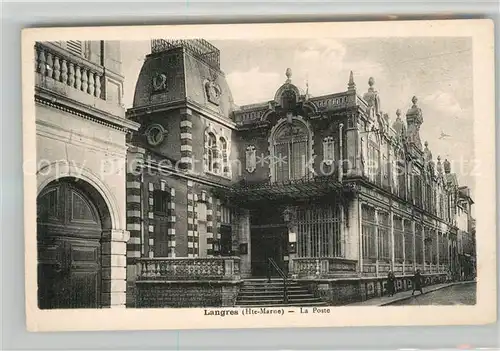 AK / Ansichtskarte Langres La Poste Langres