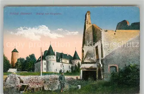 AK / Ansichtskarte Blamont_Doubs Chateau Schloss mit Burgturm Blamont_Doubs