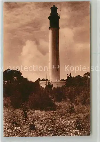 AK / Ansichtskarte Cap Ferret Le Phare Heliogravure de Luxe Cap Ferret