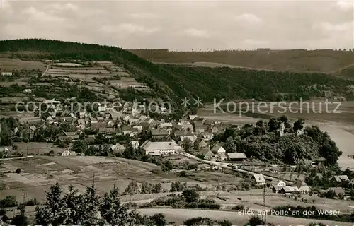 AK / Ansichtskarte Polle Panorama Polle