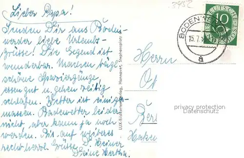 AK / Ansichtskarte Bodenwerder Blick vom Eckberg auf die Muenchhausenstadt an der Oberweser Bodenwerder