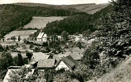 AK / Ansichtskarte Frebershausen Panorama Kellerwald Frebershausen