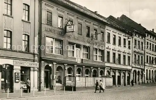 AK / Ansichtskarte Schleiz Haeuserpartie am Neumarkt Schleiz