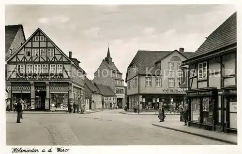 AK / Ansichtskarte Holzminden_Weser Innenstadt Holzminden Weser