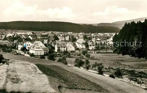 AK / Ansichtskarte Loehlbach Panorama Kellerwald Loehlbach