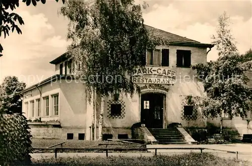 AK / Ansichtskarte Ilmenau_Thueringen Park Cafe Restaurant Bergstadt Wintersportplatz Ilmenau Thueringen
