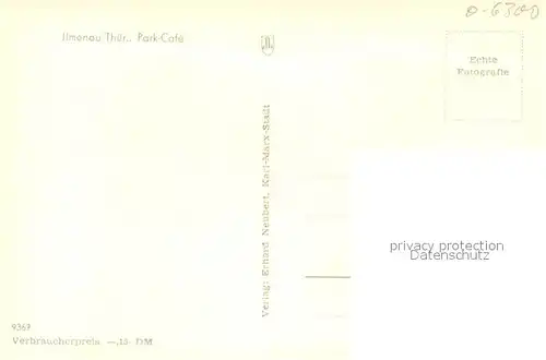 AK / Ansichtskarte Ilmenau_Thueringen Park Cafe Restaurant Bergstadt Wintersportplatz Ilmenau Thueringen