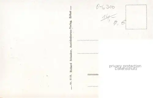 AK / Ansichtskarte Ilmenau_Thueringen Postplatz Ilmenau Thueringen