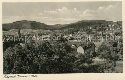 AK / Ansichtskarte Ilmenau_Thueringen Stadtpanorama Bergstadt Ilmenau Thueringen