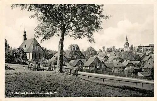 AK / Ansichtskarte Grossbreitenbach_Thueringen Ortsmotiv mit Kirche Grossbreitenbach