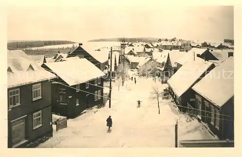 AK / Ansichtskarte Frauenwald_Thueringen Ortsansicht im Winter Frauenwald Thueringen