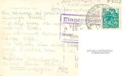 AK / Ansichtskarte Ziegenrueck HO Ratskeller Dr Reif Promenade Stadtpanorama Wappen Ziegenrueck