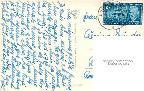 AK / Ansichtskarte Eisenberg_Thueringen Stadtansichten Fontaene Marktplatz Eisenberg Thueringen