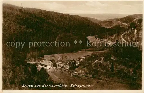 AK / Ansichtskarte Stadtroda Ferienheim Neumuehle im Zeitzgrund Landschaftspanorama Thueringer Wald Stadtroda