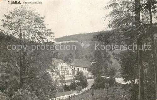 AK / Ansichtskarte Muehltal_Thueringen Naupoldsmuehle Sommerfrische Muehltal Thueringen