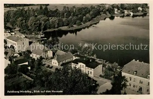 AK / Ansichtskarte Feldberg_Mecklenburg Blick auf den Haussee Feldberg_Mecklenburg