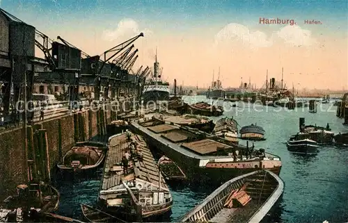 AK / Ansichtskarte Hamburg Hafen Schiffe Hamburg
