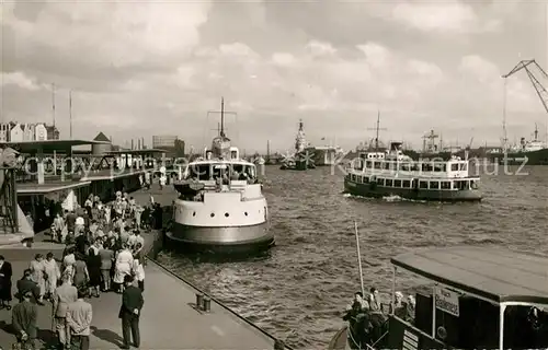 AK / Ansichtskarte Hamburg Hafen Fahrgastschiffe Dampfer Hafenrundfahrten Hamburg