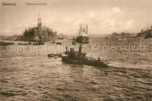 AK / Ansichtskarte Hamburg Kehrwiederspitze Hafen Hamburg
