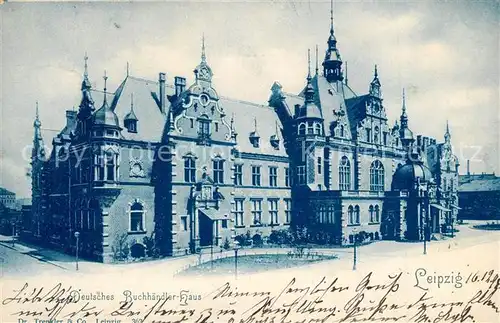 AK / Ansichtskarte Leipzig Deutsches Buchhaendlerhaus Leipzig