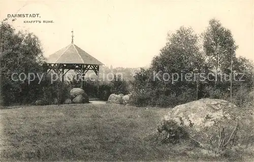 AK / Ansichtskarte Darmstadt Krafft s Ruhe Gedenkstaette Darmstadt