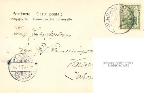 AK / Ansichtskarte Durbach Schloss Staufenberg Schwarzwald Durbach