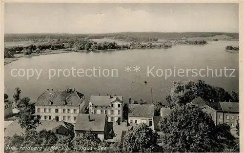 AK / Ansichtskarte Feldberg_Mecklenburg Panorama Blick auf den Haussee Feldberg_Mecklenburg