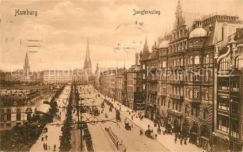 AK / Ansichtskarte Hamburg Jungfernstieg Hamburg