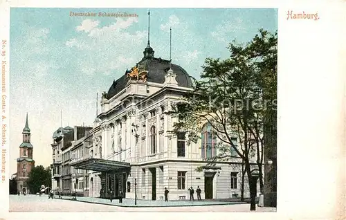 AK / Ansichtskarte Hamburg Deutsches Schauspielhaus Hamburg