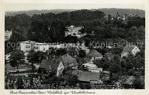 AK / Ansichtskarte Bad_Freienwalde Waldblick zur Elisabethstrasse Mezzobrom Nr 1556 Bad_Freienwalde