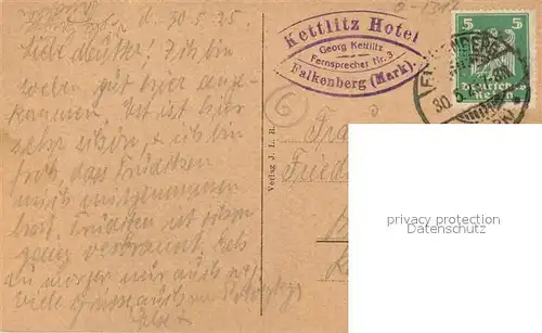 AK / Ansichtskarte Falkenberg_Mark Panorama Blick von der Carlsburg Falkenberg Mark