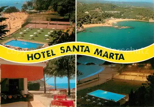 AK / Ansichtskarte Lloret_de_Mar Hotel Santa Marta Lloret_de_Mar