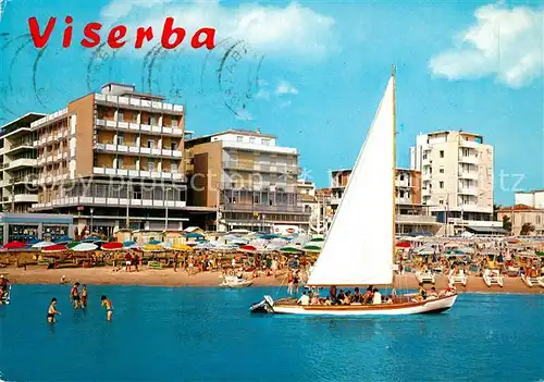 AK / Ansichtskarte Viserba Albergi Visti dal Mare Viserba