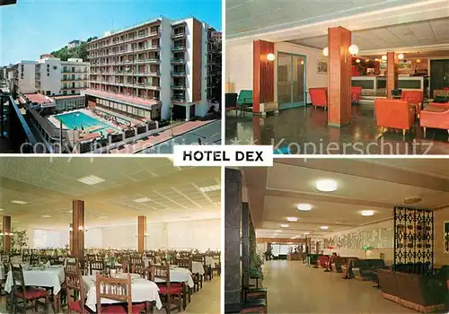 AK / Ansichtskarte Lloret_de_Mar Hotel Dex Lloret_de_Mar