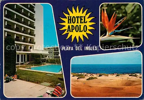 AK / Ansichtskarte Playa_del_Ingles Hotel Apolo D?nen Playa_del_Ingles