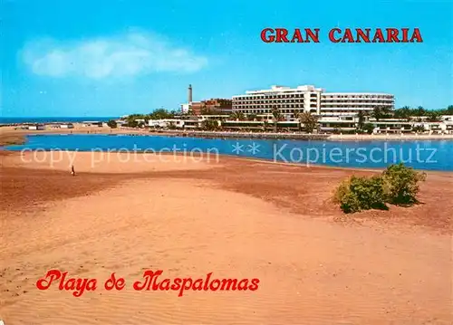 AK / Ansichtskarte Playa_del_Ingles Maspalomas Strand Playa_del_Ingles