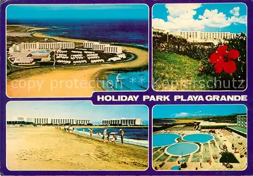 AK / Ansichtskarte Lanzarote_Kanarische Inseln Fliegeraufnahme Holiday Park Playa Grande Lanzarote