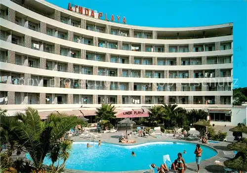 AK / Ansichtskarte Paguera_Mallorca_Islas_Baleares Hotel Linda Playa Paguera_Mallorca