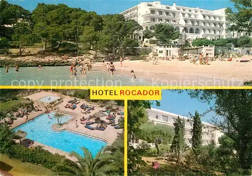 AK / Ansichtskarte Cala_d_Or Hotel Rocador Fliegeraufnahme Pool Strand Cala_d_Or