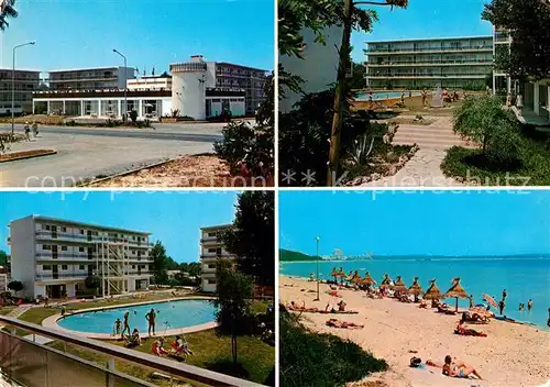 AK / Ansichtskarte Puerto_Alcudia_Mallorca Hotel Apartamentos Las Gaviotas Strand Pool Puerto_Alcudia_Mallorca