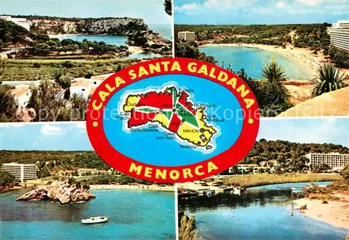 AK / Ansichtskarte Menorca Cala Santa Galdana Strand Menorca