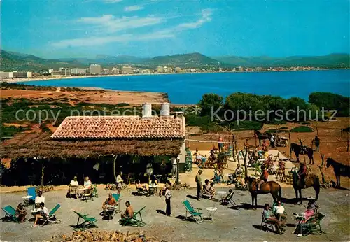 AK / Ansichtskarte Cala_Millor_Mallorca Bar Castell Pferde Cala_Millor_Mallorca