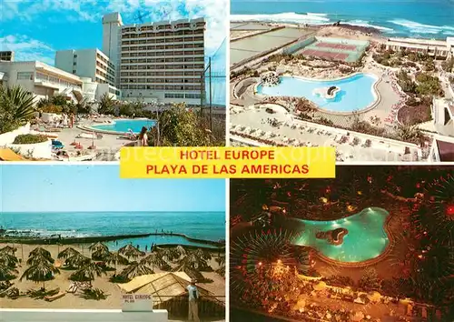 AK / Ansichtskarte Playa_de_las_Americas Hotel Europe Pools Strand Playa_de_las_Americas