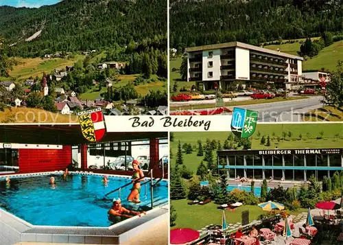 AK / Ansichtskarte Bad_Bleiberg Thermal Kurbecken Kurhotel Bleibergerhof Bad_Bleiberg